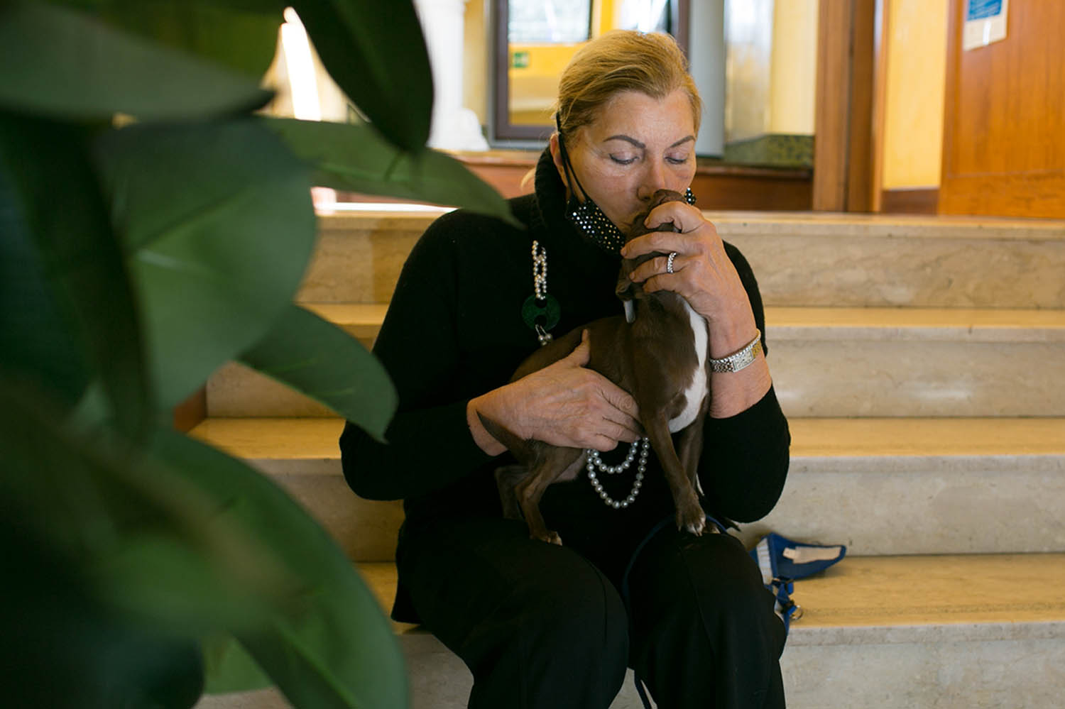 Lina con il suo cagnolino